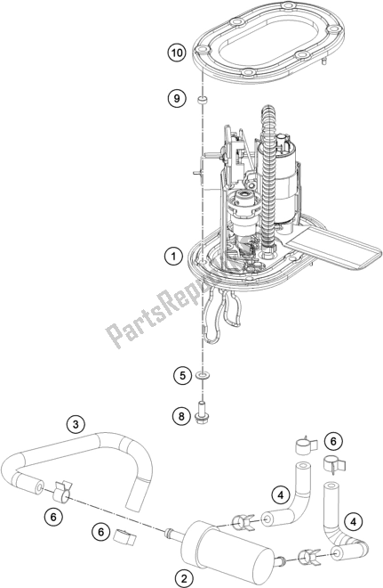 Duke 200 fuel pump online price